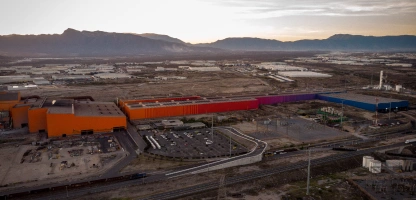 Foto aerea de fabrica DEACERO