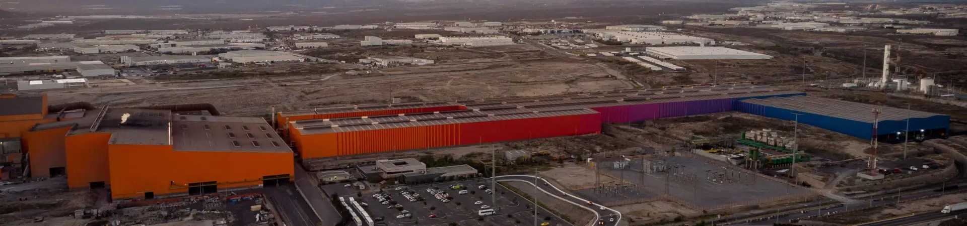 Foto aerea de fabeica DEACERO